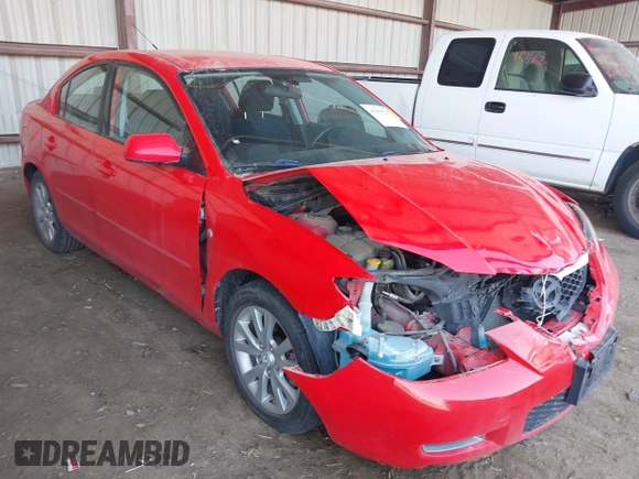 2007 Mazda 3 i Sport with VIN JM1BK32F971713246, listed as a IAAI auction lot 41905237 with 153,896 mi miles. Bid and sale history available at carsss.com. Image 1.