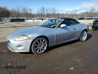 2007 Jaguar XK with VIN SAJDA44B575B01697, listed as a Copart auction lot 43980105 with 0 mi miles and Clean Title. Bid and sale history available at carsss.com. Image 1.