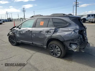 2025 Subaru Outback Onyx z VIN 4S4BTALC9S3127158, wystawiony jako Copart lot #53955145 z przebiegiem Nie podano mil oraz Szkoda całkowita • Salvage title. Historia ofert i sprzedaży dostępna na DreamBid. Obrazek 2.