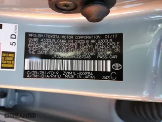 2017 Toyota Prius v Two with VIN JTDZN3EU4HJ067048, listed as a Copart auction lot 41737275 with 0 mi miles and Salvage Title. Bid and sale history available at carsss.com. Image 14.
