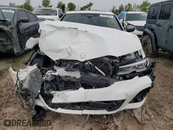 2021 BMW 3 Series M340i with VIN 3MW5U7J03M8C12479, listed as a Copart auction lot 49799845 with 39,303 mi miles and Salvage Title. Bid and sale history available at carsss.com. Image 5.