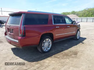 2018 Cadillac Escalade ESV Platinum z VIN 1GYS4KKJXJR270598, wystawiony jako IAAI lot #42238452 z przebiegiem 60 194 mil mil oraz . Historia ofert i sprzedaży dostępna na DreamBid. Obrazek 4.