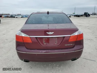 2010 Hyundai Genesis with VIN KMHGC4DF3AU101521, listed as a Copart auction lot 45555195 with 127,577 mi miles and Salvage Title. Bid and sale history available at carsss.com. Image 6.