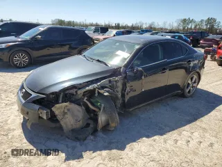 2011 Lexus IS 250 with VIN JTHBF5C21B2101913, listed as a Copart auction lot 48019605 with 124,188 mi miles and Salvage Title. Bid and sale history available at carsss.com. Image 1.