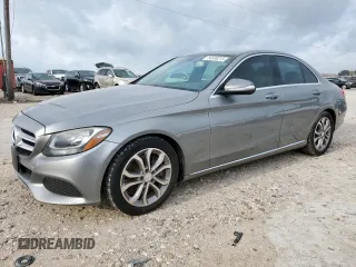 2015 Mercedes-Benz C 300 with VIN 55SWF4JB9FU078768, listed as a Copart auction lot 54538215 with 203,498 mi miles and Clean Title. Bid and sale history available at carsss.com. Image 1.