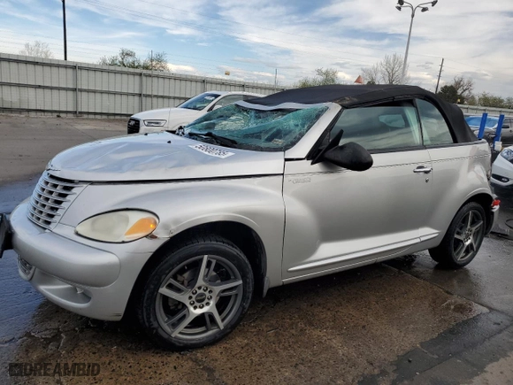 2005 Chrysler PT Cruiser GT with VIN 3C3AY75S85T362561, listed as a Copart auction lot 50800785 with 0 mi miles and Salvage Title. Bid and sale history available at carsss.com. Image 1.