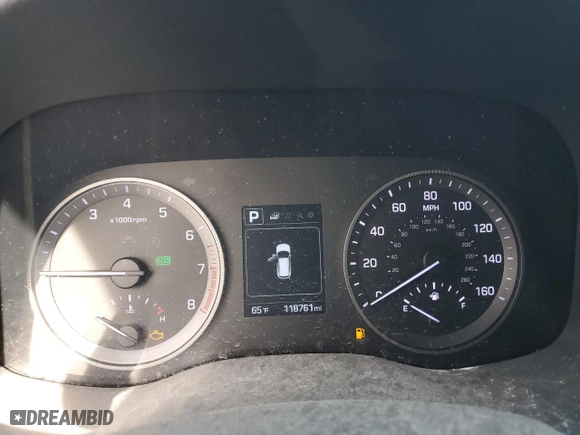 2016 Hyundai Tucson SE with VIN KM8J33A44GU195355, listed as a Copart auction lot 46637055 with 118,761 mi miles and Clean Title. Bid and sale history available at carsss.com. Image 9.