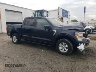 2022 Ford F-150 XL with VIN 1FTFW1E89NKE42820, listed as a Copart auction lot 52447775 with Not Provided miles and Salvage Title. Bid and sale history available at DreamBid. Image 4.