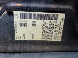 2017 Nissan Maxima SV with VIN 1N4AA6AP4HC383960, listed as a Copart auction lot 52766005 with 155,087 mi miles and Salvage Title. Bid and sale history available at carsss.com. Image 12.