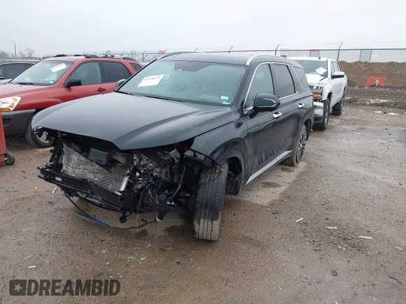 2024 Hyundai Palisade Calligraphy z VIN KM8R7DGE0RU797010, wystawiony jako IAAI lot #41538625 z przebiegiem 11 723 mil mil oraz . Historia ofert i sprzedaży dostępna na DreamBid. Obrazek 17.