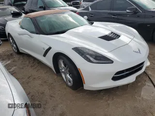 2017 Chevrolet Corvette 2LT with VIN 1G1YD3D76H5116584, listed as a Copart auction lot 73761684 with 0 mi miles and Non Repairable. Bid and sale history available at carsss.com. Image 4.