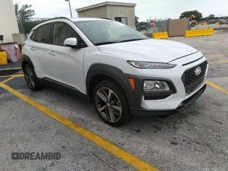 2018 Hyundai Kona Limited with VIN KM8K33A59JU080173, listed as a IAAI auction lot 42041992 with 37,513 mi miles. Bid and sale history available at carsss.com. Image 1.