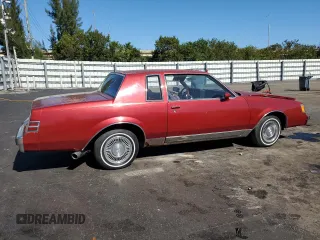 1983 Buick Regal with VIN 1G4AM47A1DH963801, listed as a Copart auction lot 42805055 with 163,296 mi miles and Salvage Title. Bid and sale history available at DreamBid. Image 3.