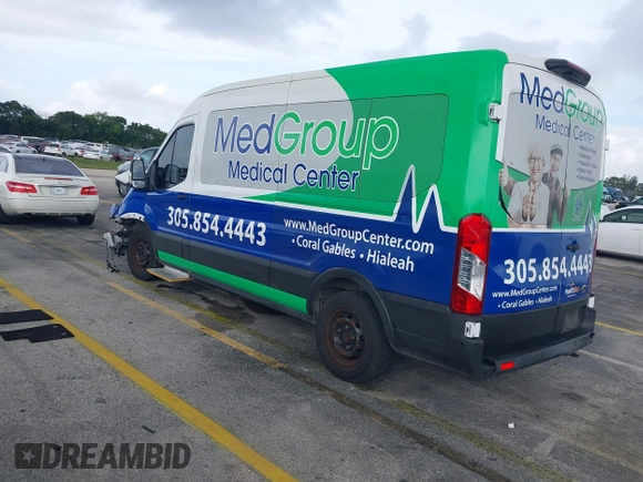 2021 Ford Transit Passenger XL with VIN 1FBAX2C87MKA13243, listed as a IAAI auction lot 41211001 with 94,954 mi miles and . Bid and sale history available at DreamBid. Image 3.