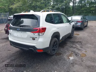 2023 Subaru Forester Wilderness with VIN JF2SKAMC2PH437606, listed as a IAAI auction lot 42745299 with 30,246 mi miles and . Bid and sale history available at DreamBid. Image 4.