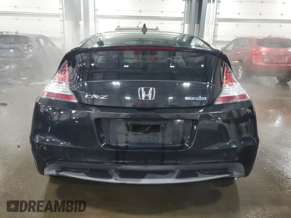 2012 Honda CR-Z EX with VIN JHMZF1D61CS003524, listed as a Copart auction lot 44848715 with 71,317 mi miles and Salvage Title. Bid and sale history available at carsss.com. Image 6.