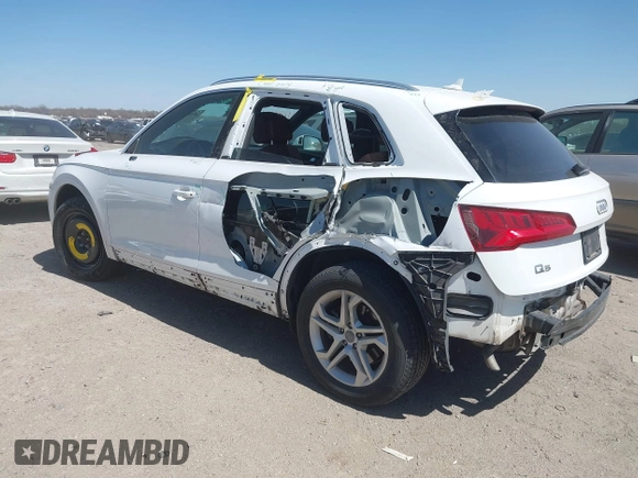 2019 Audi Q5 Premium with VIN WA1ANAFY0K2022137, listed as a IAAI auction lot 41840650 with 88,863 mi miles and . Bid and sale history available at DreamBid. Image 3.