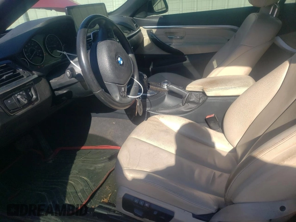 2015 BMW 4 Series 428i z VIN WBA3V5C59FP752781, wystawiony jako Copart lot #46168715 z przebiegiem 181 205 mil mil oraz Szkoda całkowita • Salvage title. Historia ofert i sprzedaży dostępna na DreamBid. Obrazek 7.