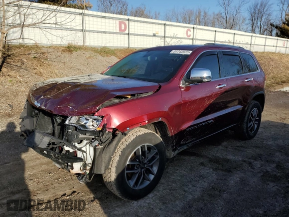 2019 Jeep Grand Cherokee Limited with VIN 1C4RJFBG2KC619654, listed as a Copart auction lot 51742025 with 61,497 mi miles and Clean title. Bid and sale history available at DreamBid. Image 1.
