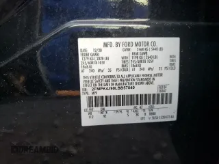 2020 Ford Edge SEL с VIN 2FMPK4J90LBB57040, выставлен на аукционе Copart как лот 62237005 с пробегом Не указан миль и Списание • Salvage title. История ставок и продаж доступна на DreamBid. Изображение 13.