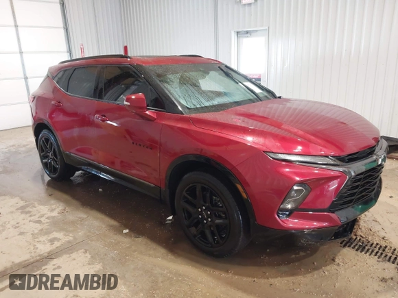 2023 Chevrolet Blazer RS with VIN 3GNKBKRS4PS219606, listed as a IAAI auction lot 41643203 with 36,044 mi miles and . Bid and sale history available at DreamBid. Image 1.