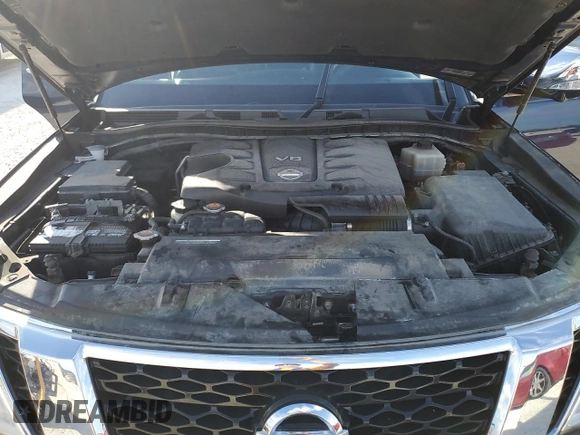 2017 Nissan Armada SL with VIN JN8AY2NC6H9511168, listed as a Copart auction lot 73831634 with Not Provided miles and Salvage Title. Bid and sale history available at carsss.com. Image 12.