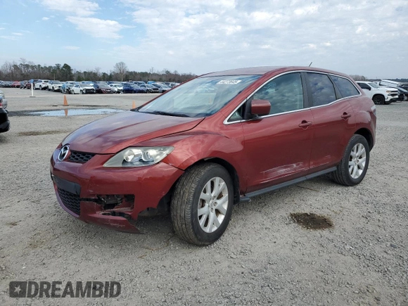 2007 Mazda CX-7 Sport with VIN JM3ER293370155499, listed as a Copart auction lot 44273645 with 161,294 mi miles and Salvage Title. Bid and sale history available at DreamBid. Image 1.