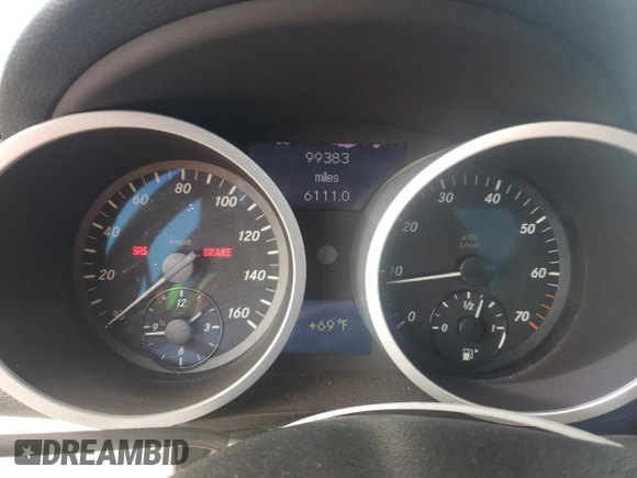 2006 Mercedes-Benz SLK-Class 3.0L with VIN WDBWK54F06F121731, listed as a Copart auction lot 48557885 with 99,383 mi miles and Salvage Title. Bid and sale history available at carsss.com. Image 9.