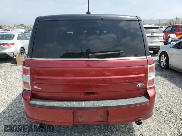 2015 Ford Flex SEL z VIN 2FMGK5C86FBA22188, wystawiony jako Copart lot #50489805 z przebiegiem 102 580 mil mil oraz Szkody całkowita. Historia ofert i sprzedaży dostępna na DreamBid. Obrazek 6.
