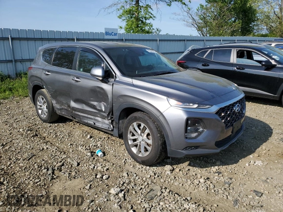 2019 Hyundai Santa Fe SE z VIN 5NMS2CAD2KH130516, wystawiony jako Copart lot #55349435 z przebiegiem 63 760 mil mil oraz Szkoda całkowita • Salvage title. Historia ofert i sprzedaży dostępna na DreamBid. Obrazek 4.
