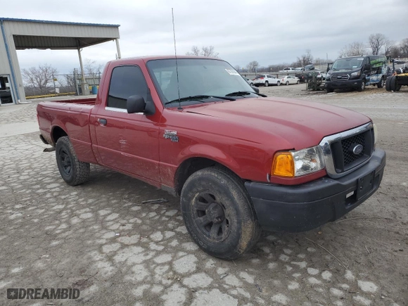 2005 Ford Ranger XL with VIN 1FTYR10D95PA59290, listed as a Copart auction lot 87305944 with 288,446 mi miles and Salvage Title. Bid and sale history available at carsss.com. Image 4.