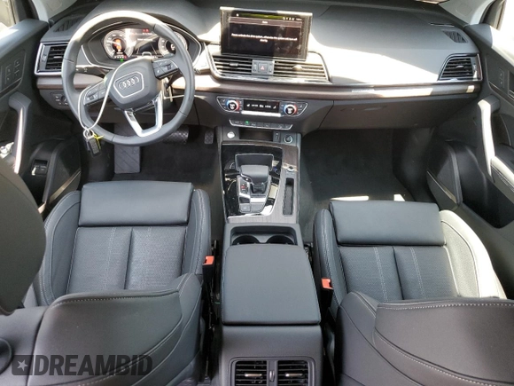 2023 Audi Q5 S line Premium Plus with VIN WA1E2AFYXP2109190, listed as a Copart auction lot 58004343 with 3,338 mi miles and . Bid and sale history available at DreamBid. Image 8.