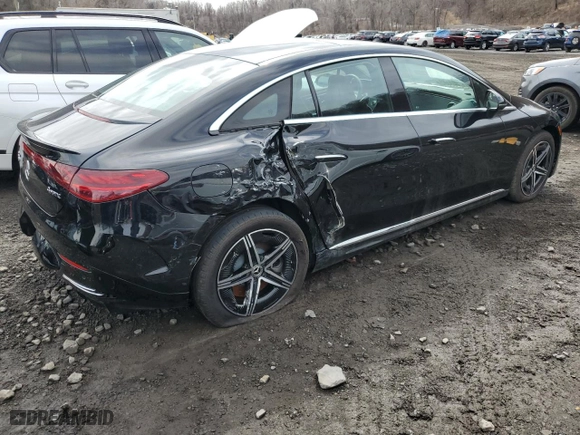 2024 Mercedes-Benz EQE with VIN W1KEG1CB0RF045881, listed as a Copart auction lot 51934075 with 1,366 mi miles and Salvage Title. Bid and sale history available at carsss.com. Image 3.