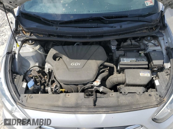 2015 Hyundai Accent GLS with VIN KMHCT4AE8FU907386, listed as a Copart auction lot 54400335 with 86,951 mi miles and Salvage Title. Bid and sale history available at DreamBid. Image 11.