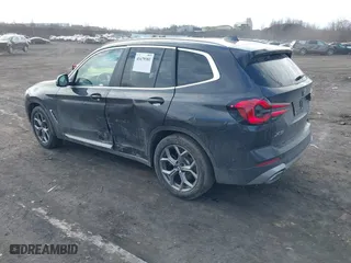 2024 BMW X3 xDrive30i with VIN WBX57DP08RN253956, listed as a IAAI auction lot 41679381 with 10,347 mi miles. Bid and sale history available at carsss.com. Image 3.