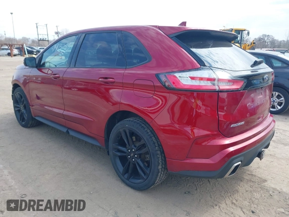 2019 Ford Edge ST z VIN 2FMPK4AP8KBC11018, wystawiony jako IAAI lot #41909033 z przebiegiem 83 576 mil mil oraz . Historia ofert i sprzedaży dostępna na DreamBid. Obrazek 3.