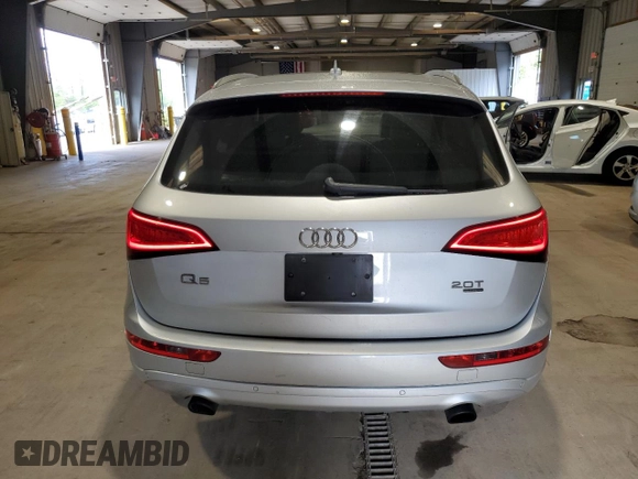 2013 Audi Q5 Premium Plus with VIN WA1LFAFP2DA075041, listed as a Copart auction lot 56167425 with 127,086 mi miles and Salvage title. Bid and sale history available at DreamBid. Image 6.