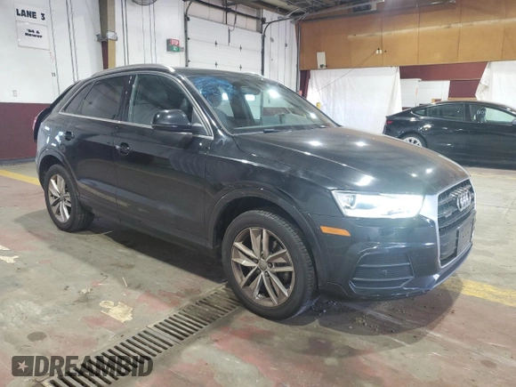 2016 Audi Q3 Premium Plus with VIN WA1EFCFS4GR024719, listed as a Copart auction lot 62001785 with 63,837 mi miles and Salvage title. Bid and sale history available at DreamBid. Image 4.