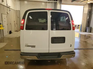 2013 Chevrolet Express Passenger LT with VIN 1GAZG1FG5D1118406, listed as a Copart auction lot 81705434 with 87,326 mi miles and Salvage title. Bid and sale history available at DreamBid. Image 6.