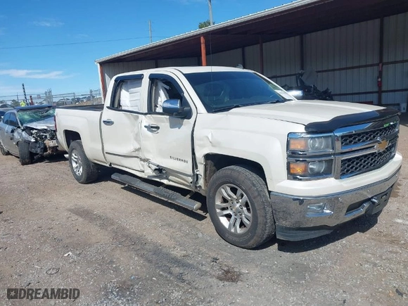 2014 Chevrolet Silverado 1500 LTZ with VIN 3GCPCSEC8EG138182, listed as a IAAI auction lot 41673543 with 119,073 mi miles. Bid and sale history available at carsss.com. Image 1.