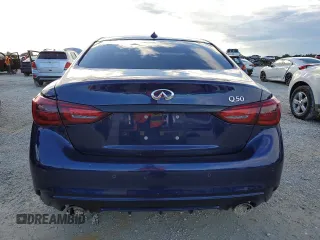 2023 Infiniti Q50 Sensory with VIN JN1EV7CP2PM512518, listed as a Copart auction lot 74486644 with 12,919 mi miles and Non repairable. Bid and sale history available at DreamBid. Image 6.