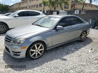 2014 Mercedes-Benz C 250 Sport with VIN WDDGF4HB5EA959413, listed as a Copart auction lot 54535425 with 128,926 mi miles and Clean Title. Bid and sale history available at DreamBid. Image 1.