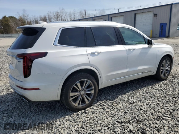 2021 Cadillac XT6 Premium Luxury with VIN 1GYKPDRS8MZ119510, listed as a Copart auction lot 51003695 with 38,157 mi miles and Salvage title. Bid and sale history available at DreamBid. Image 3.