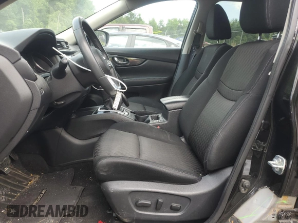 2017 Nissan Rogue S with VIN KNMAT2MVXHP609287, listed as a Copart auction lot 61553905 with 92,513 mi miles and Salvage title. Bid and sale history available at DreamBid. Image 7.