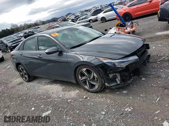 2023 Hyundai Elantra SEL with VIN KMHLS4AG2PU573703, listed as a Copart auction lot 49816645 with 40,432 mi miles and Salvage title. Bid and sale history available at DreamBid. Image 11.