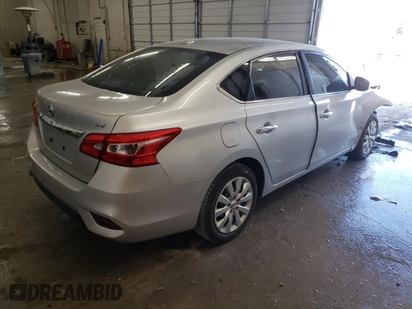 2017 Nissan Sentra SV with VIN 3N1AB7APXHY348508, listed as a Copart auction lot 48877575 with 161,828 mi miles and Salvage Title. Bid and sale history available at carsss.com. Image 3.