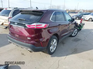 2020 Ford Edge SEL with VIN 2FMPK4J98LBB60655, listed as a IAAI auction lot 41821501 with 41,624 mi miles. Bid and sale history available at carsss.com. Image 4.