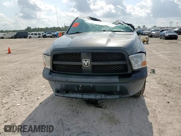 2012 Ram 1500 ST with VIN 3C6JD6DP4CG255194, listed as a Copart auction lot 59782425 with 102,259 mi miles and Salvage title. Bid and sale history available at DreamBid. Image 13.
