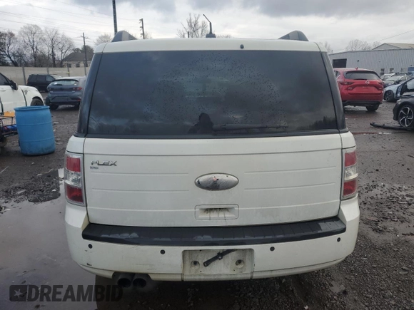 2012 Ford Flex SE with VIN 2FMGK5BC6CBD05305, listed as a Copart auction lot 48938655 with 118,295 mi miles and Salvage Title. Bid and sale history available at carsss.com. Image 6.