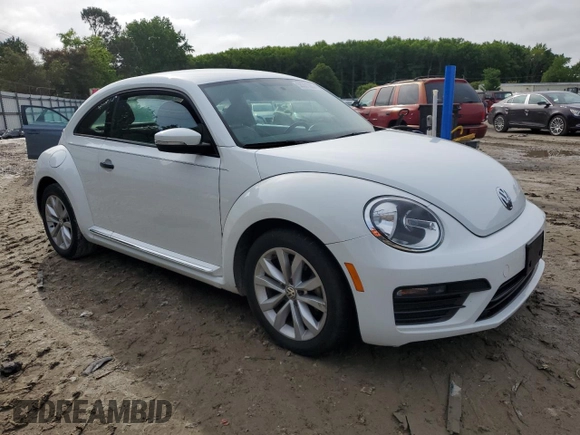 2017 Volkswagen Beetle Fleet with VIN 3VWF17AT2HM631251, listed as a Copart auction lot 58301085 with 107,808 mi miles and Salvage title. Bid and sale history available at DreamBid. Image 4.
